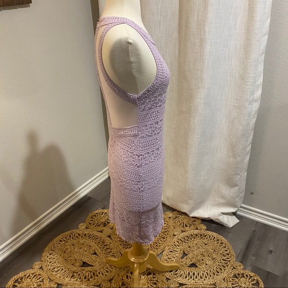 NWOT UO Kimchi Blue Lavender Lace Bodycon Dress - Picture 6 of 14